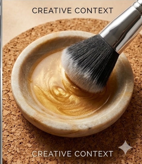 Beauty Highlighter Powder Makeup Brush With Soft Bristles