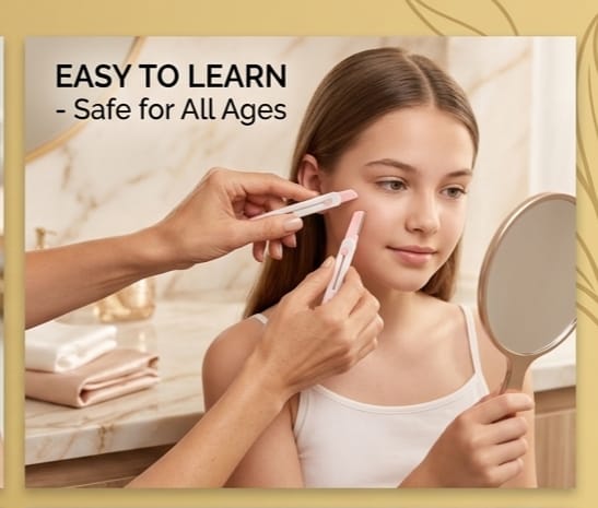 Traveling Size Eyebrow Razor for Women & Girls