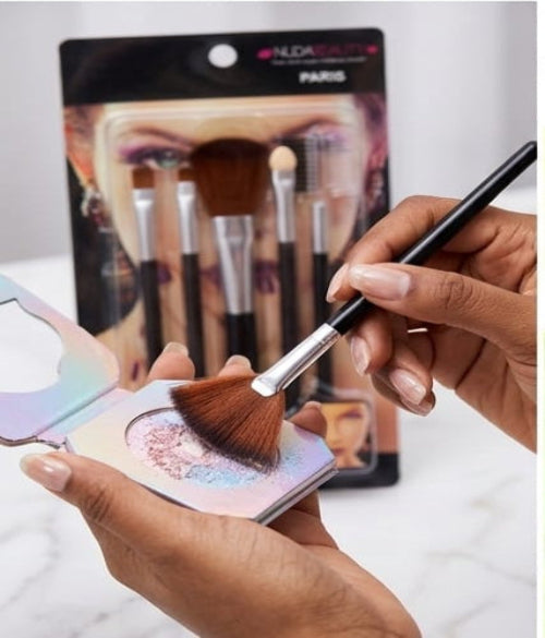 Professional Soft Makeup Brush Set – 5 Pcs