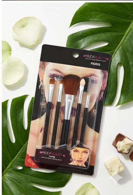 Professional Soft Makeup Brush Set – 5 Pcs