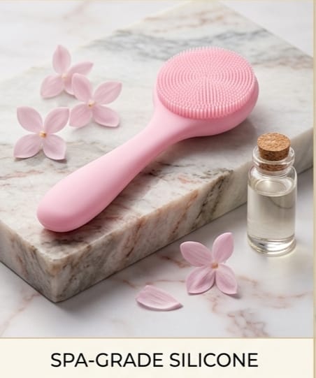 Facial Cleansing Brush – Soft Silicone Face Scrubber for Deep Clean