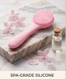 Facial Cleansing Brush – Soft Silicone Face Scrubber for Deep Clean