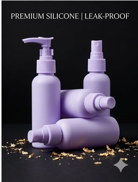 Travel Bottle Kit Set of 7 – Leak-Proof Refillable Essentials