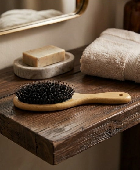 Boar Bristle Hair Brush, crafted for women who value healthy