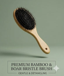Boar Bristle Hair Brush, crafted for women who value healthy