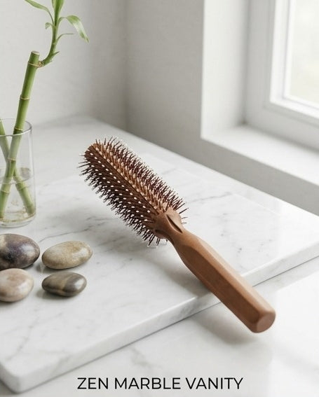 Wooden Round Hair Brush is specially designed for men and women
