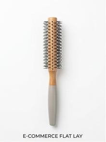 Wooden Round Hair Brush Pear Comb