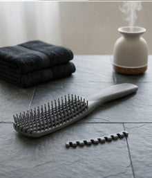 Detangling Vent Hair Brush with Adjustable Spacing Clip