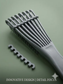 Detangling Vent Hair Brush with Adjustable Spacing Clip