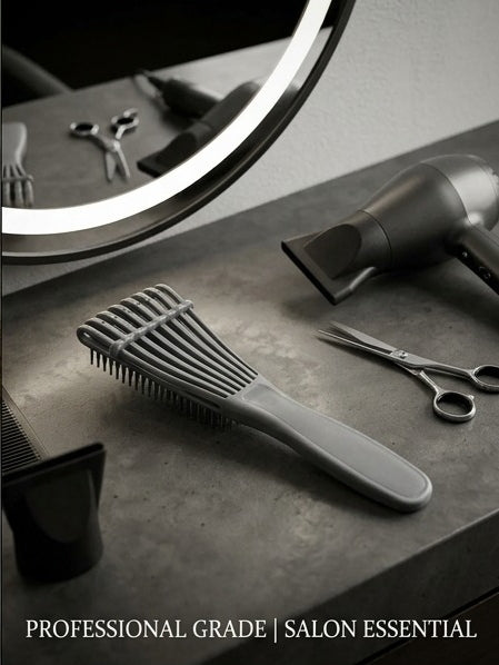 Detangling Vent Hair Brush with Adjustable Spacing Clip