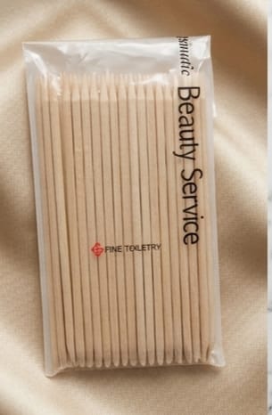 50 Pcs Orange Wood Cuticle Pusher Remover – Manicure & Pedicure Tool