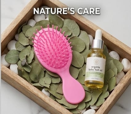 Mini Cushion Hair Brush for Smooth & Styling