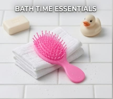 Mini Cushion Hair Brush for Smooth & Styling