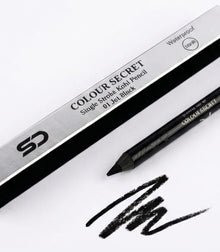 colour secret single stroke kohl pencil  waterpoorf 01 jet black