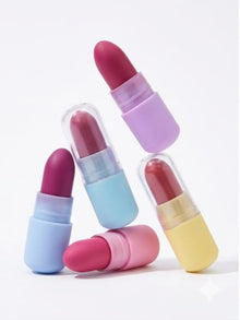 Mini Lipstick Crayon Matte Capsules Lip Gloss