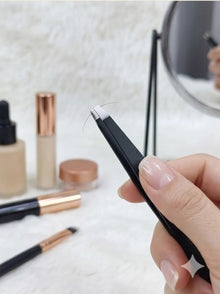 Eyebrow Hair Removal Tweezers Stainless Steel Slant for Women & Men!