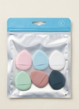 Professional 6Pcs Mini Finger Powder Puff Set