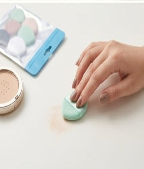 Professional 6Pcs Mini Finger Powder Puff Set