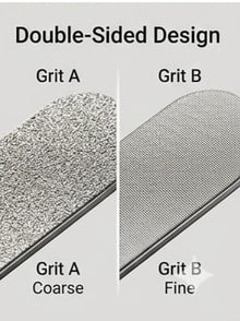 Professional Double-Sided Metal Nail File –double-sided design