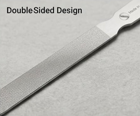 Professional Double-Sided Metal Nail File –double-sided design