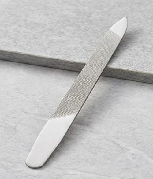 Professional Stainless Steel Nail Shaper/Filer Tool for Home  Salon