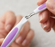Rubber Tip Cuticle Pusher Plastic Nail Art Tool precise cuticle care