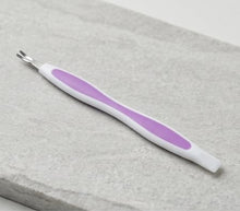 Rubber Tip Cuticle Pusher Plastic Nail Art Tool precise cuticle care