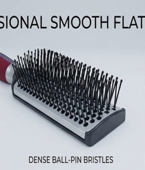 Flat Hair Brush for men and women designed for smooth, safe, and stylish hair