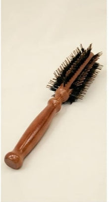 Round Hair Brush Wooden Handle Styling Brush