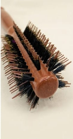 Round Hair Brush Wooden Handle Styling Brush