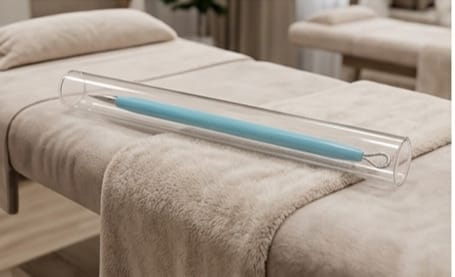 Blackhead Remover featuring a strong steel body, designed for precise and gentle skincare