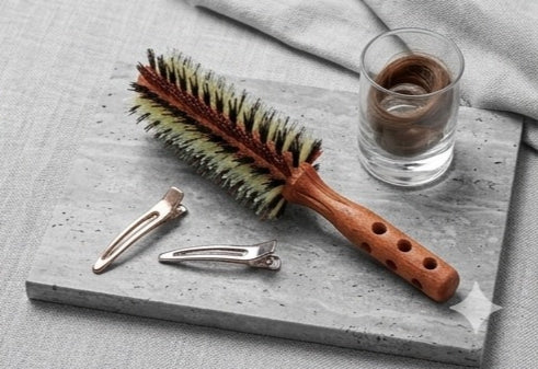 Hair Brush Round Hair Styling Comb Curly Hair Rollers Brush for Blow Drying, Salon & Home