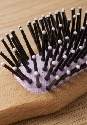 Mini Pocket Comb Paddle Hairbrush Bristle Laser Hairbrush and Comb