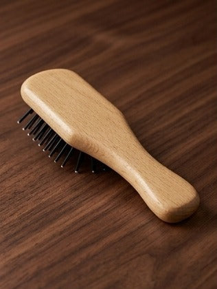 Mini Pocket Comb Paddle Hairbrush Bristle Laser Hairbrush and Comb