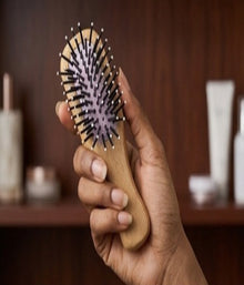 Mini Pocket Comb Paddle Hairbrush Bristle Laser Hairbrush and Comb