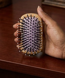 Mini Pocket Comb Paddle Hairbrush Bristle Laser Hairbrush and Comb