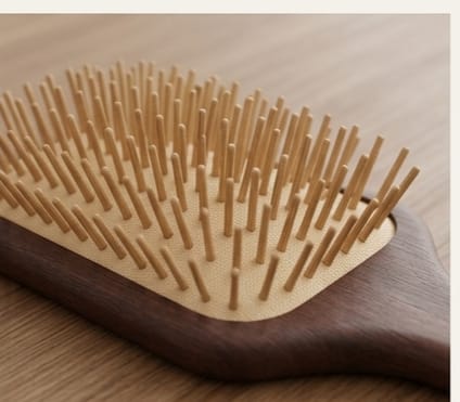 Wooden Paddle Brush