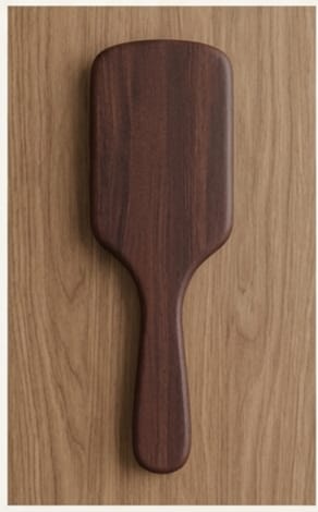 Wooden Paddle Brush