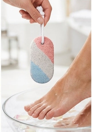 Hanumex Pumice Stone Foot Cleaner, designed for easy exfoliation at home