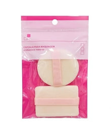Powder Puff Round &amp; Square Makeup Sponge