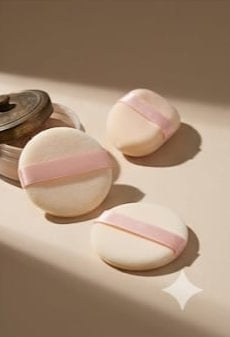 Powder Puff Round &amp; Square Makeup Sponge
