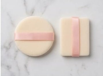 Powder Puff Round &amp; Square Makeup Sponge