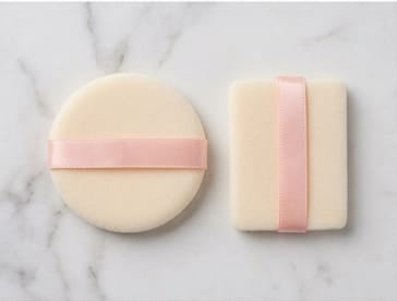 Powder Puff Round &amp; Square Makeup Sponge