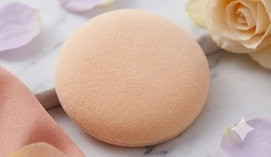 Powder Puff with Grip – Makeup Sponge with Stick,