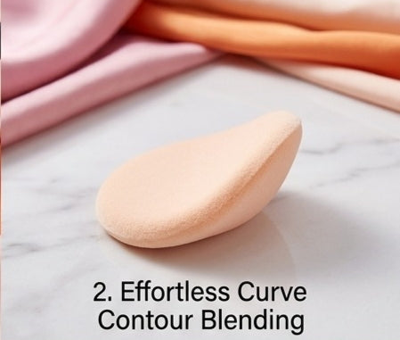 Powder Puff with Grip – Makeup Sponge with Stick,
