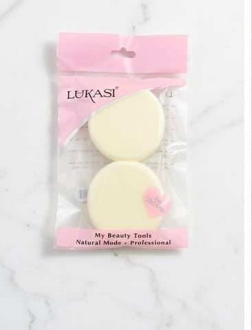 Women Round Lukasi Face Powder Puff