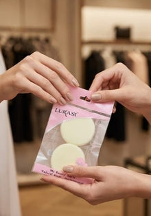 Women Round Lukasi Face Powder Puff