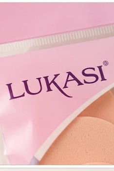 Lukasi Face Powder Puff Pack of 12 pcs