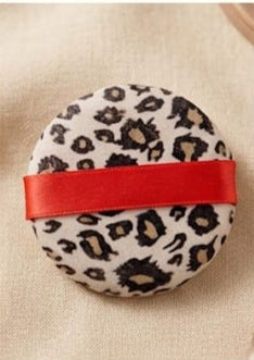 Makeup Puff Large Makeup Leopard Printed Cosmetic Loose Powder puff