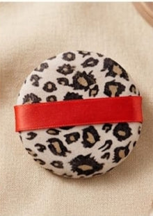 Makeup Puff Large Makeup Leopard Printed Cosmetic Loose Powder puff